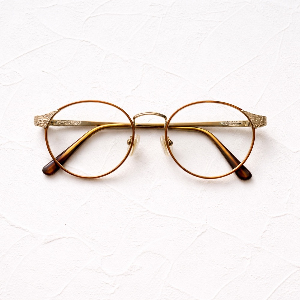 Tura Vintage Round Frames MOD 247 Gold Tortoise - Picture 9 of 11